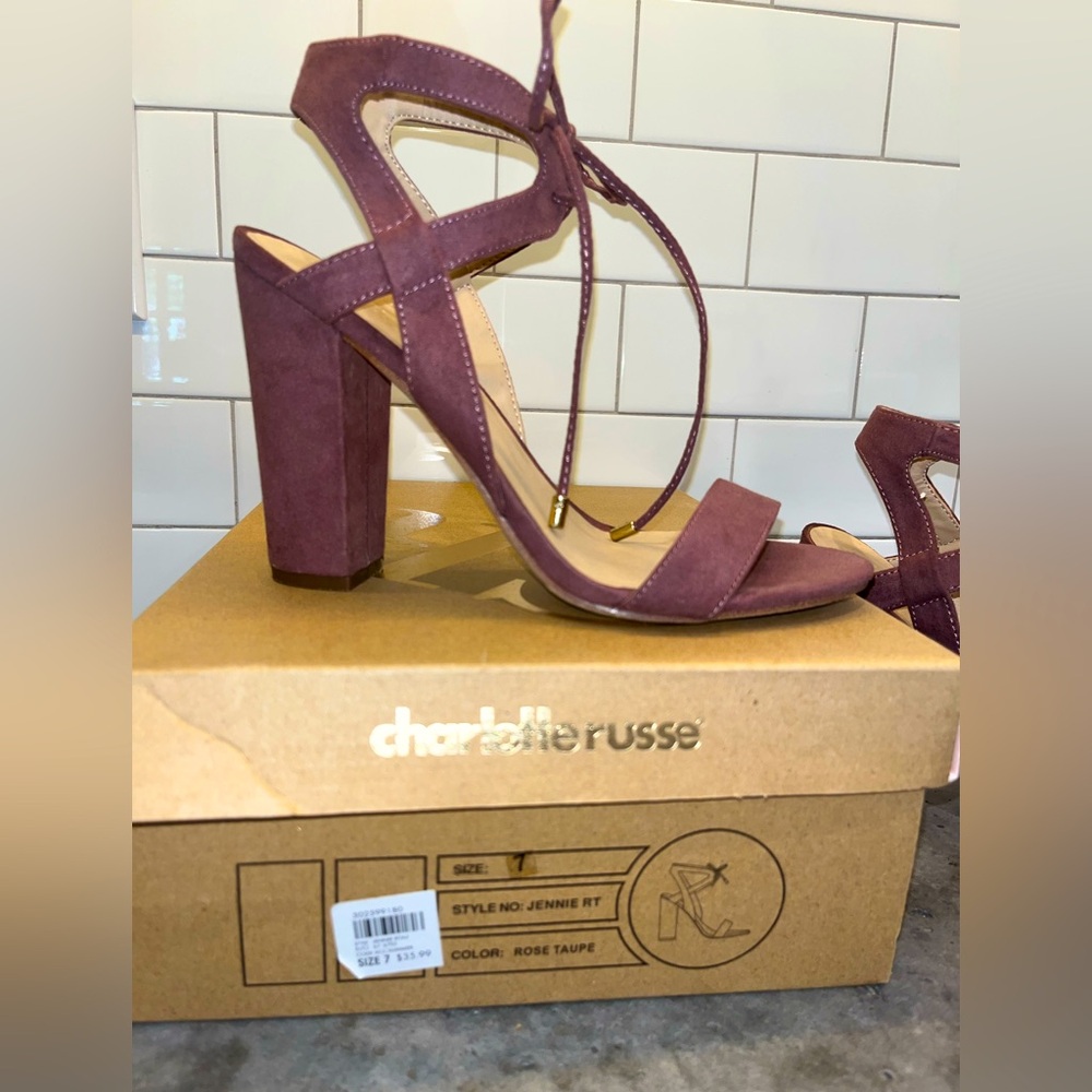 Charlotte Russe Purple Heels Sophisticated Style